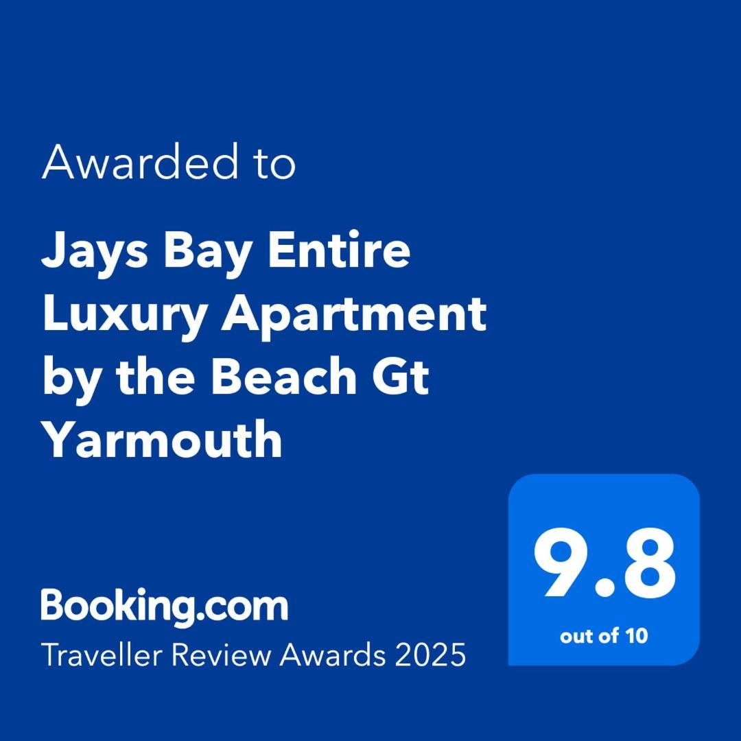 Jays Bay Entire Luxury Apartment By The Beach Gt Yarmouth Great Yarmouth Exterior photo